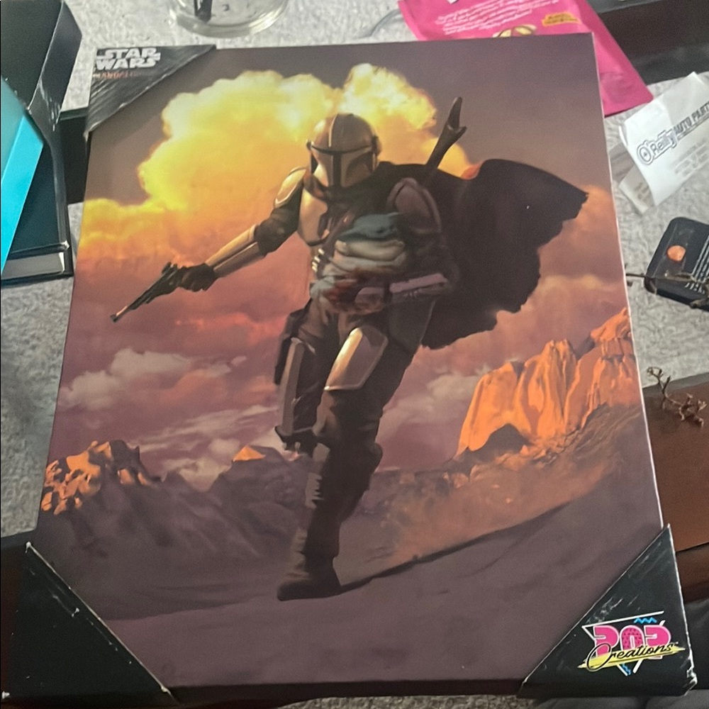 Star Wars Mandalorian Art Print